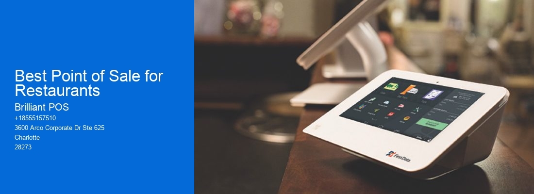 Best Point of Sale for Restaurants