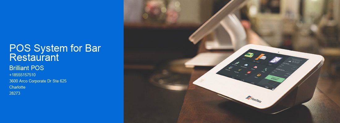 POS System for Bar Restaurant